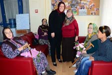 Ba�kan E�inden Manidar Ziyaret