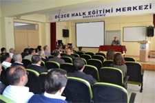 Milli E�itim M�d�r� Okul M�d�rleriyle Bir Araya Geldi